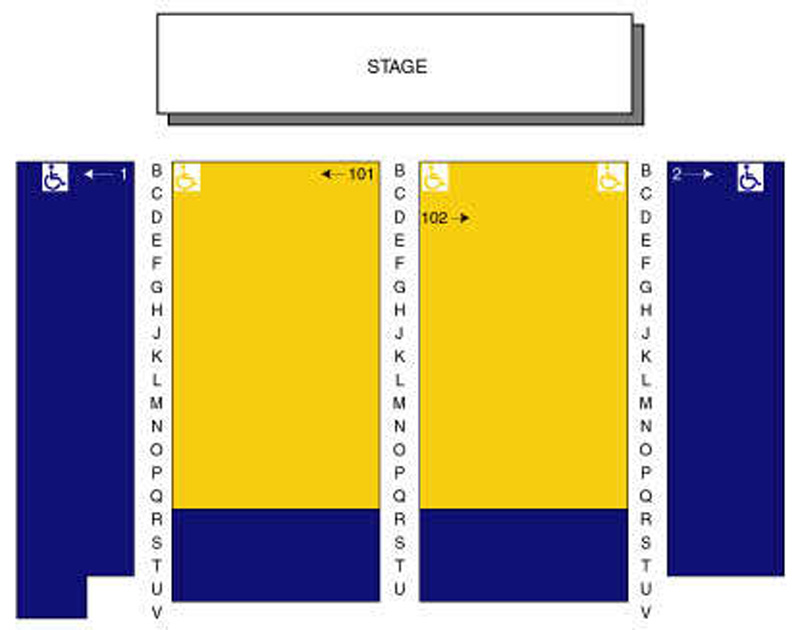 Casa del Prado Theatre Seating Chart