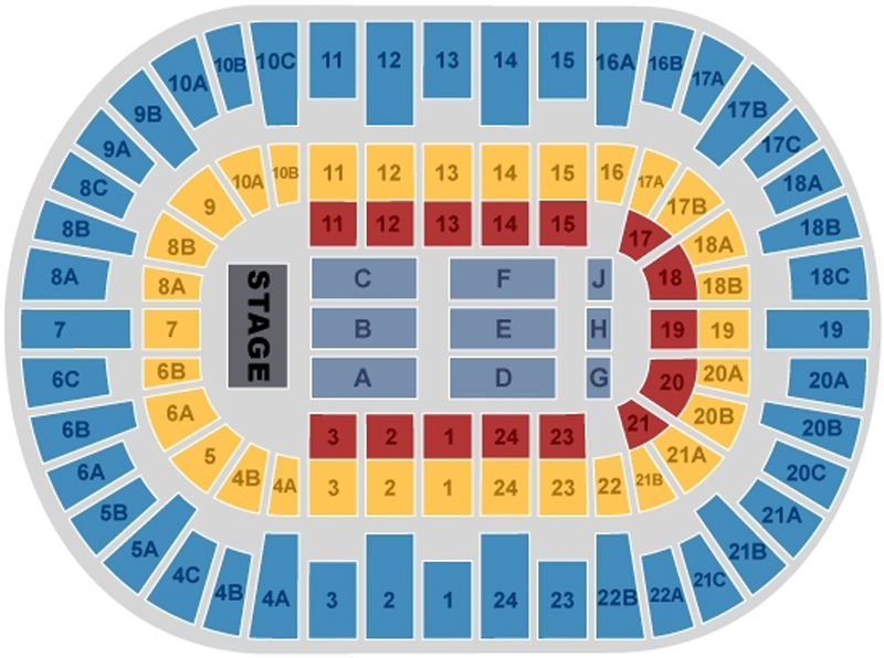 Ringling Circue Seating Chart