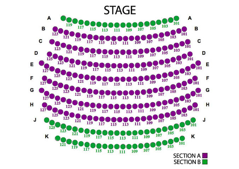 Horton Grand Theatre A and B seat