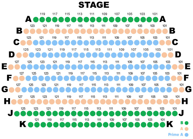 Horton Grand Theatre Seating Chart