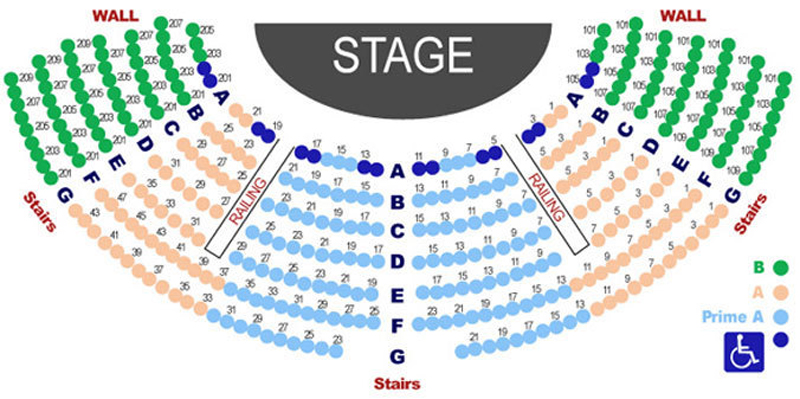 Lamb's Players Theatre Seating Chart