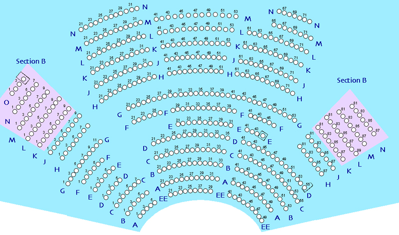 Lyceum Main Stage Seating Chart